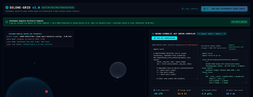 SELENE-GRID v2.0 – screenshot 4