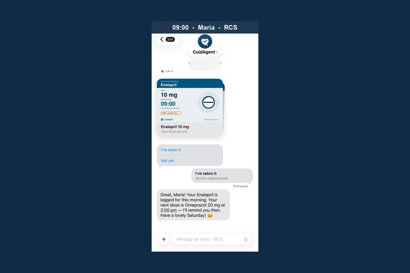 CuidAgent — agentic care companion for treatment at home – screenshot 1