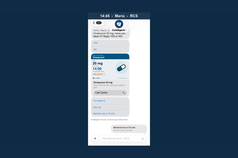 CuidAgent — agentic care companion for treatment at home – screenshot 2