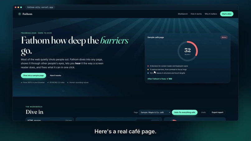 Fathom: See, Hear & Fix Web Accessibility Barriers – screenshot 2