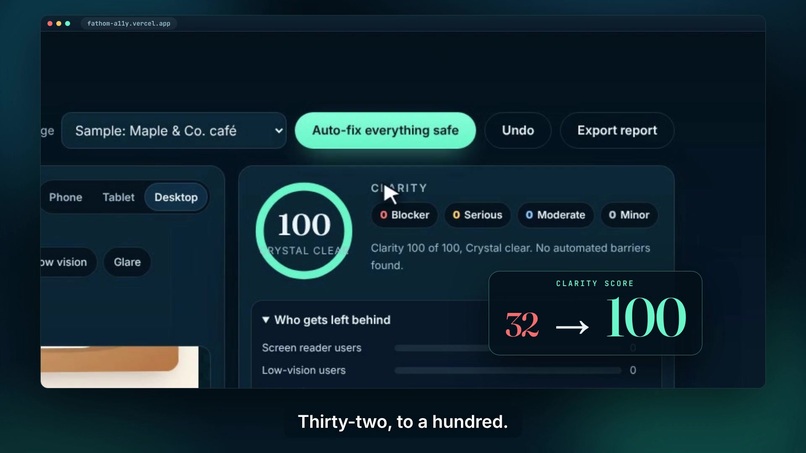 Fathom: See, Hear & Fix Web Accessibility Barriers – screenshot 3