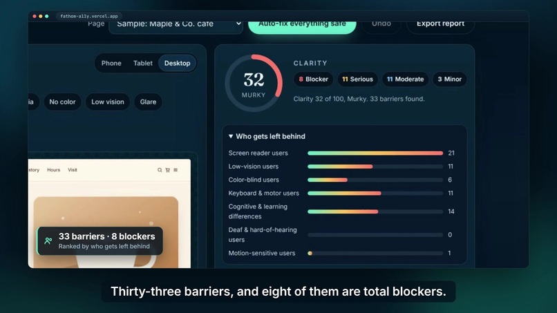 Fathom: See, Hear & Fix Web Accessibility Barriers – screenshot 6