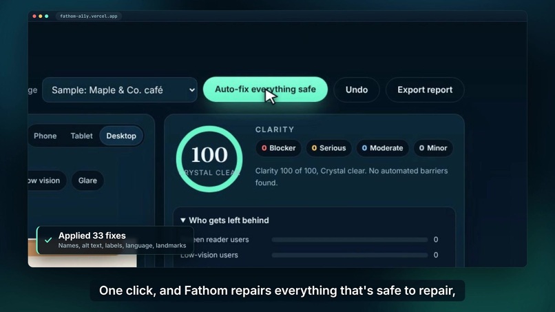 Fathom: See, Hear & Fix Web Accessibility Barriers – screenshot 8