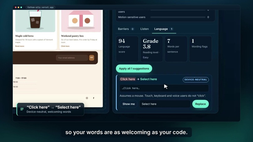 Fathom: See, Hear & Fix Web Accessibility Barriers – screenshot 9
