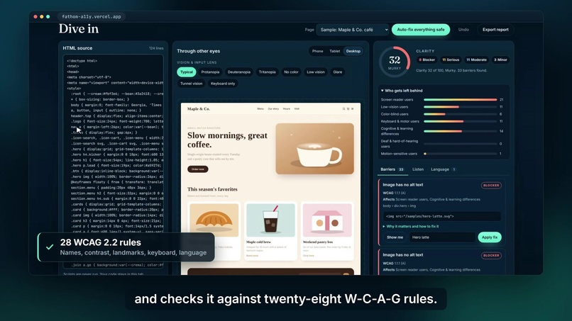 Fathom: See, Hear & Fix Web Accessibility Barriers – screenshot 12