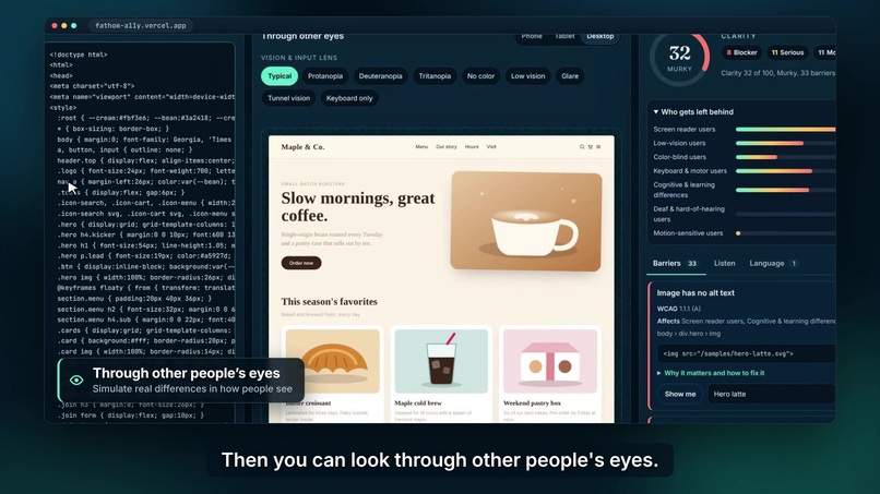 Fathom: See, Hear & Fix Web Accessibility Barriers – screenshot 14
