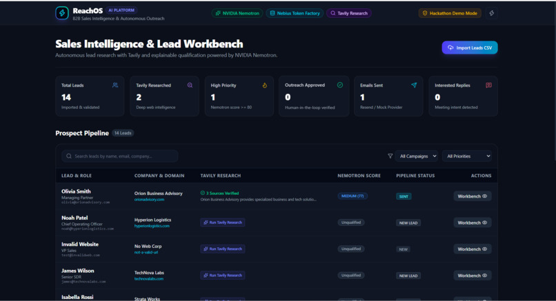 ReachOS – screenshot 1