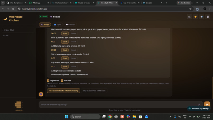 Moonbyte Kitchen – screenshot 2