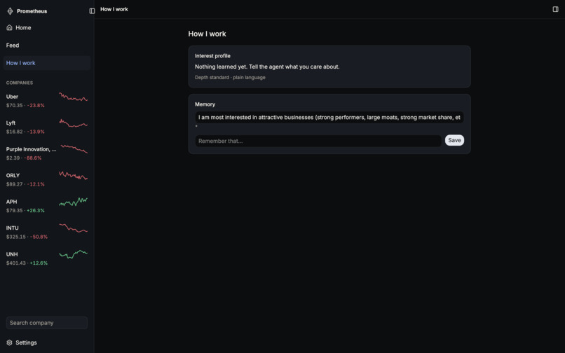Prometheus  – screenshot 2