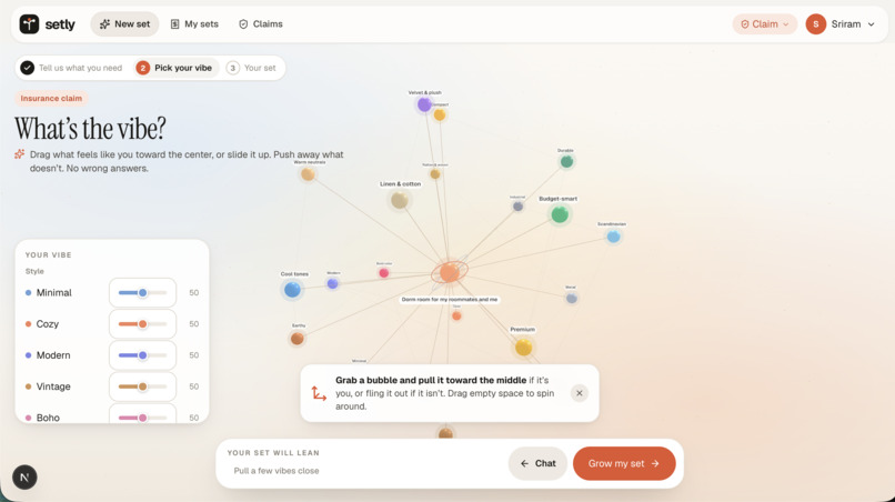 Setly – screenshot 1