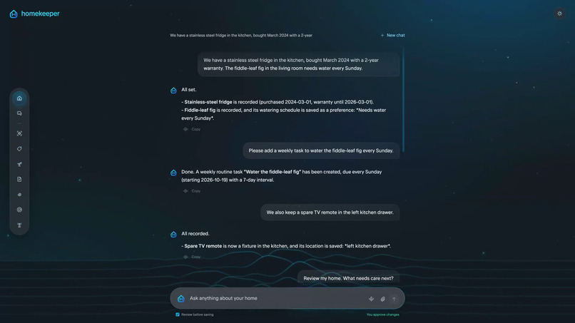 HomeKeeper – screenshot 2