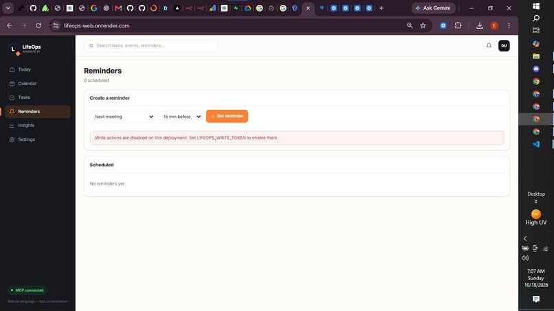 LifeOps  Ambient AI Assistant – screenshot 2