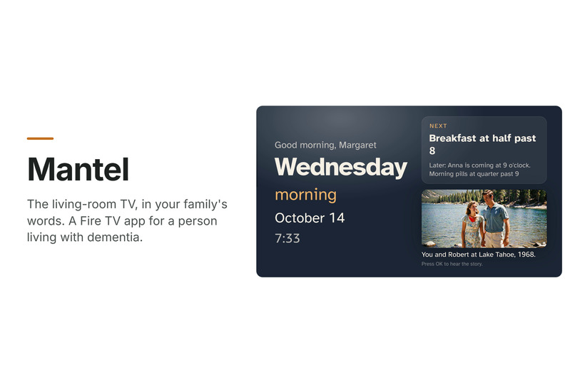 Mantel: the living-room TV, in your family's words – screenshot 1