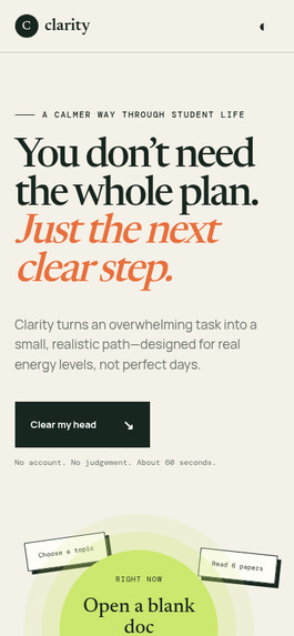 Clarity – screenshot 4