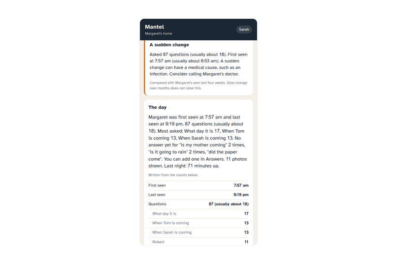 Mantel: the living-room TV, in your family's words – screenshot 8