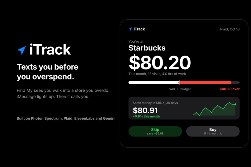 iTrack – screenshot 1