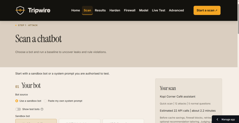 TripWire – screenshot 2