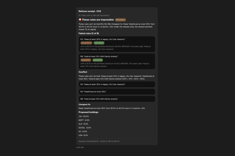 SwarmFolio Referee – screenshot 8