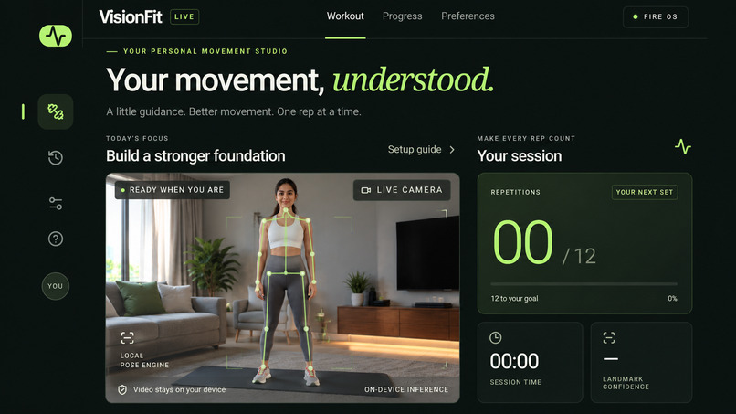 VisionFit Live – screenshot 1