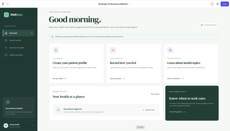 WellSync – screenshot 1