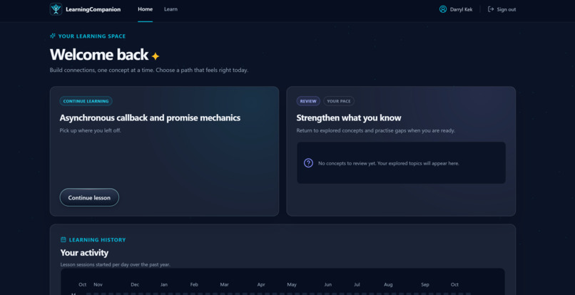 Learning Companion – screenshot 2