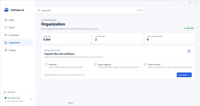 FileFinder AI – screenshot 1