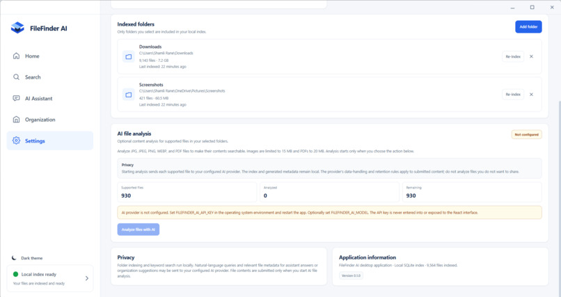 FileFinder AI – screenshot 5