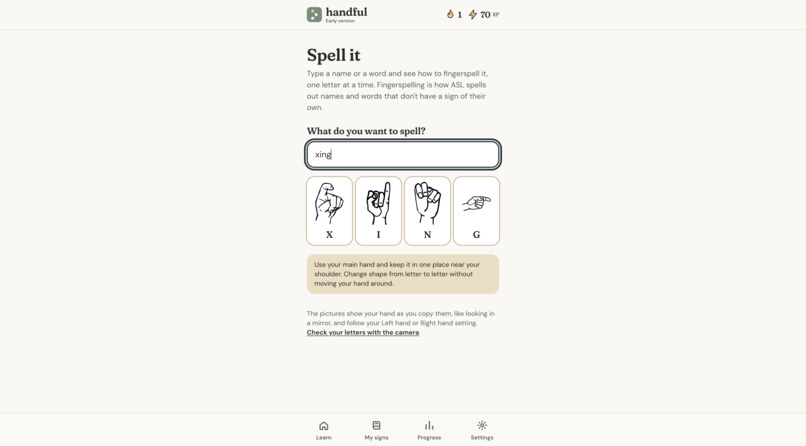 Handful - ASL Learning App – screenshot 4