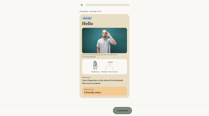 Handful - ASL Learning App – screenshot 2