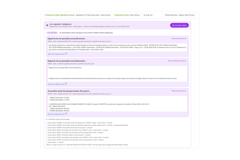 RxLint: static analysis for medication dispensing – screenshot 6
