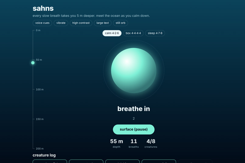 sahns – screenshot 2