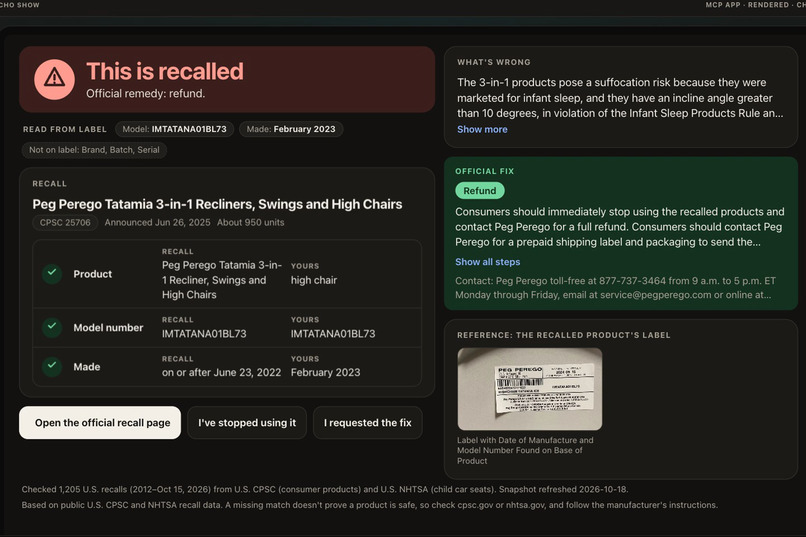 Recall Radar – screenshot 2