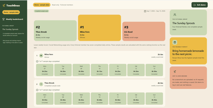 TouchGrass – screenshot 3
