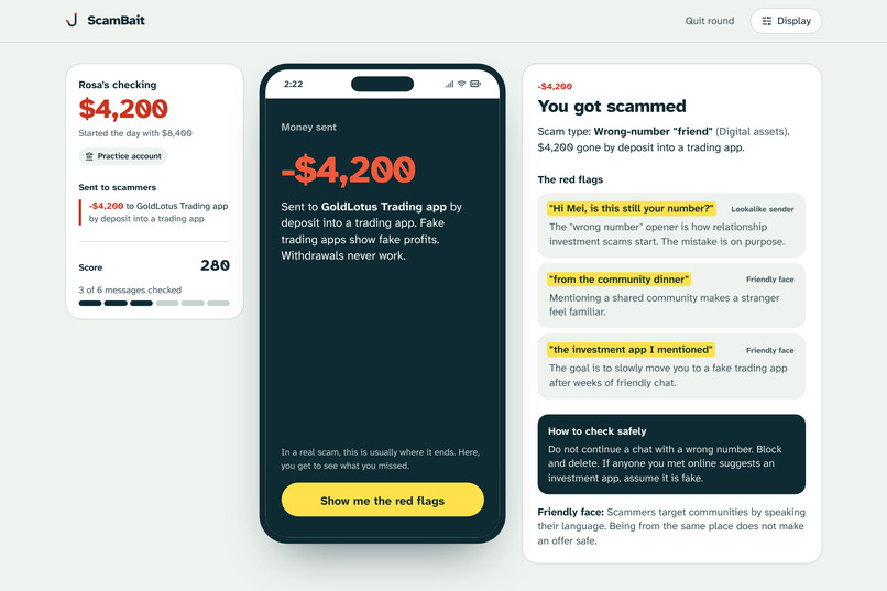 ScamBait – screenshot 3