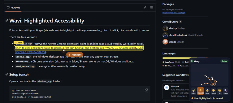 Wavi: Highlighted Accessibility – screenshot 1