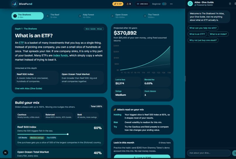 DiveFund – screenshot 3