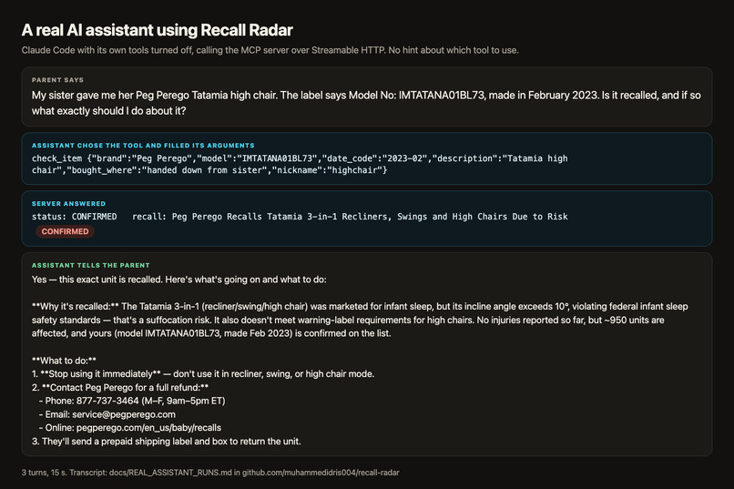 Recall Radar – screenshot 5