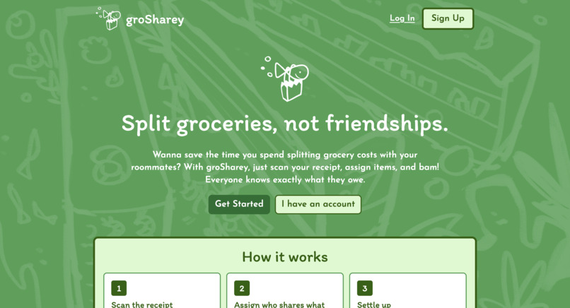 groSharey – screenshot 1