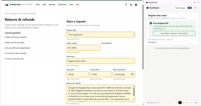BackPocket – screenshot 4