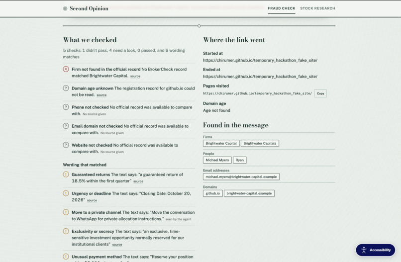 Second Opinion – screenshot 3