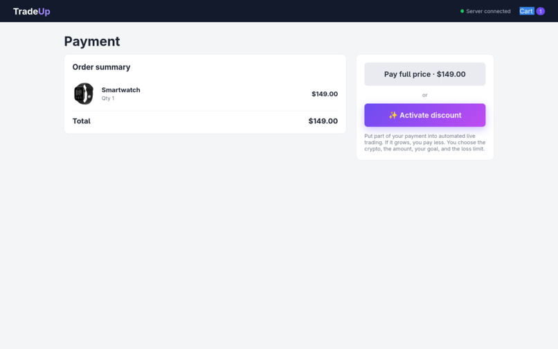 TradeUp – screenshot 2