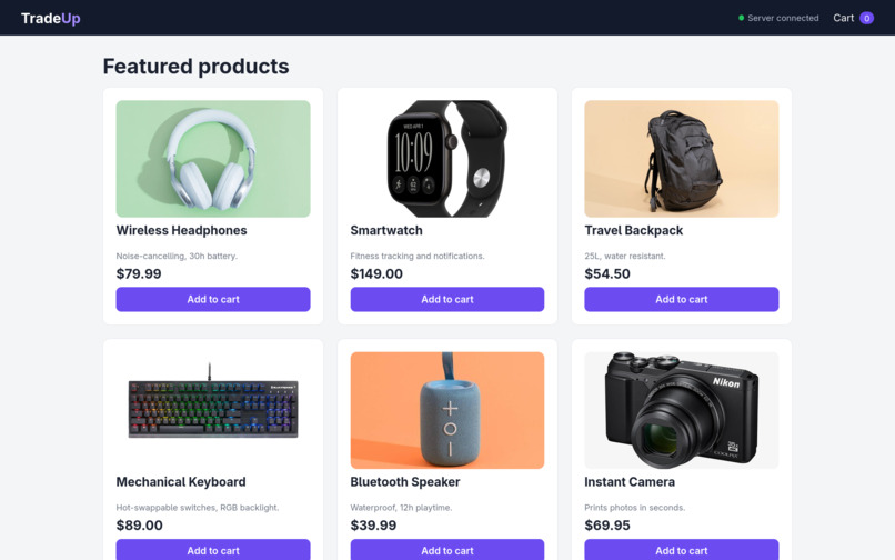 TradeUp – screenshot 1