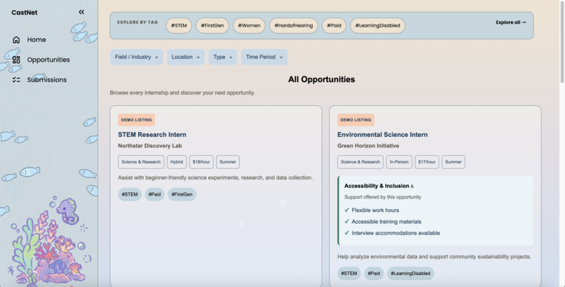 CastNet – screenshot 2