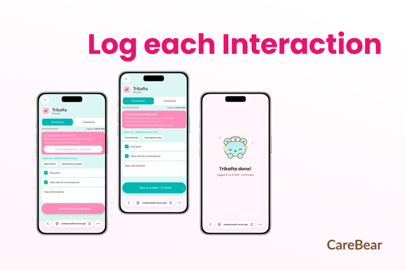 CareBear – screenshot 2