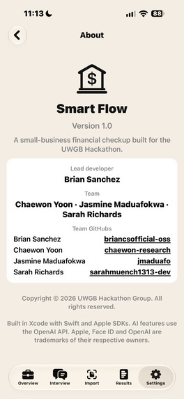 Hackathon Smart Flow 2026 – screenshot 5
