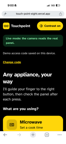 TouchPoint – screenshot 2