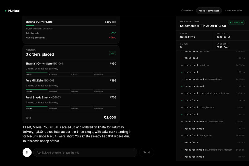 Nukkad: the corner store, on Alexa+ – screenshot 2
