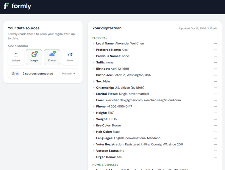 Formly - the secure, fast form filler – screenshot 5