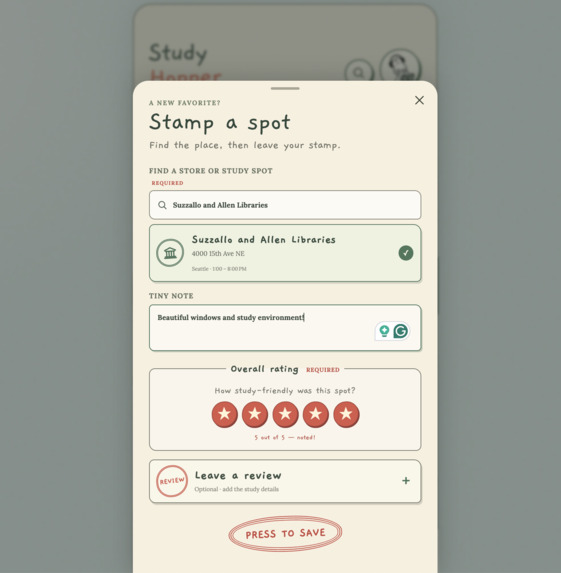 StudyHopper – screenshot 5