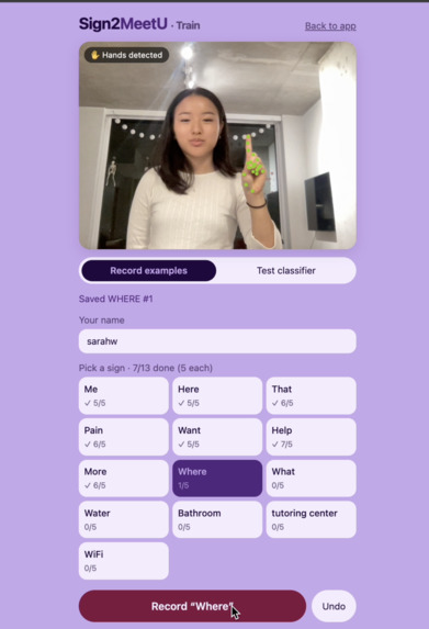 Sign2MeetU – screenshot 2